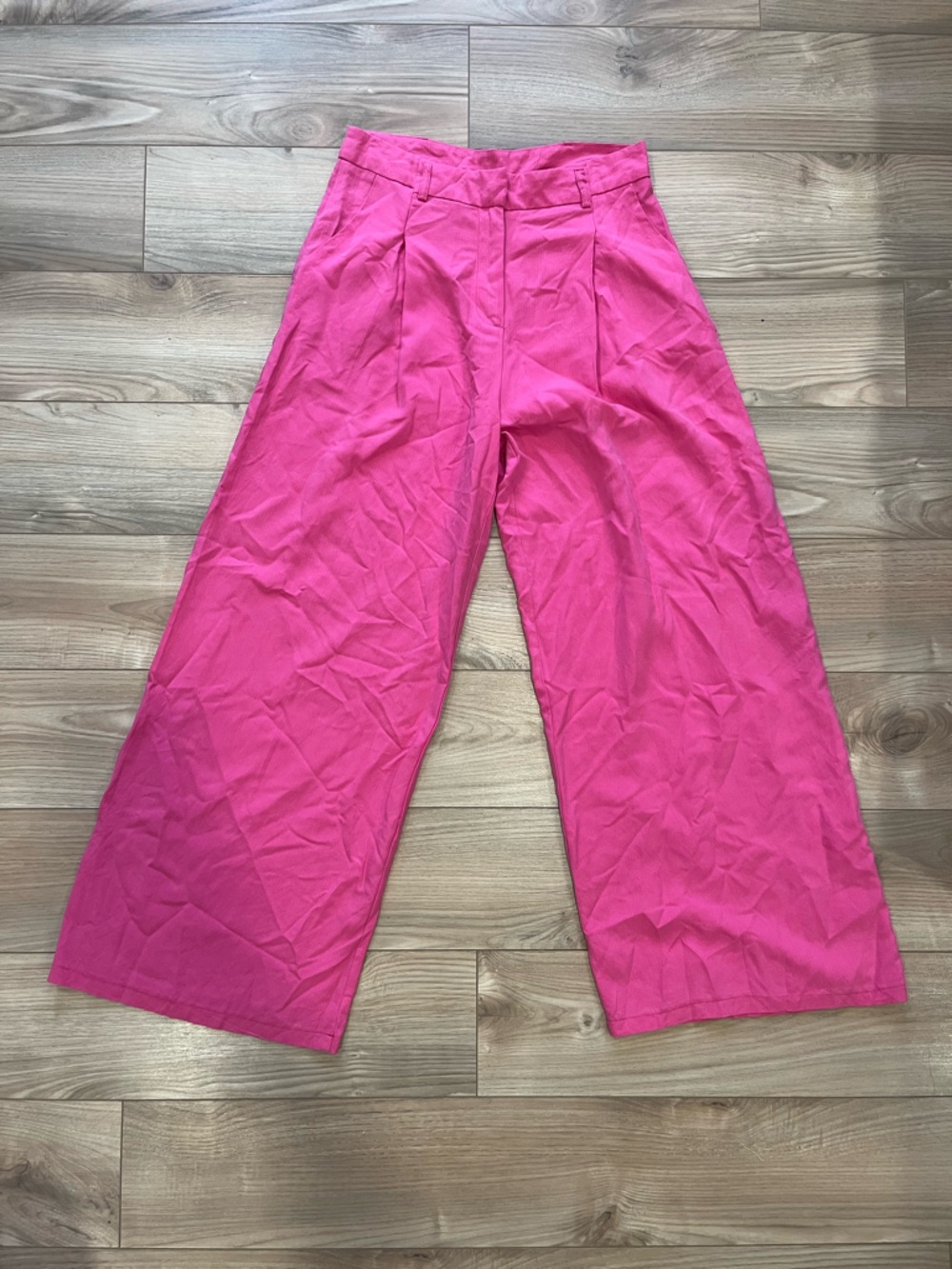 CLOSING SALE High-Waist Wide Leg Pink Palazzo Womens Pants